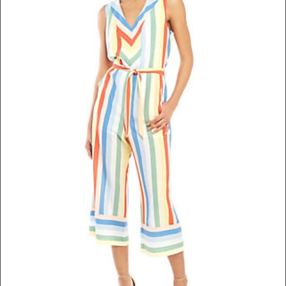 Luxology Striped Jumpsuit - New with Tags - Picture 3 of 7